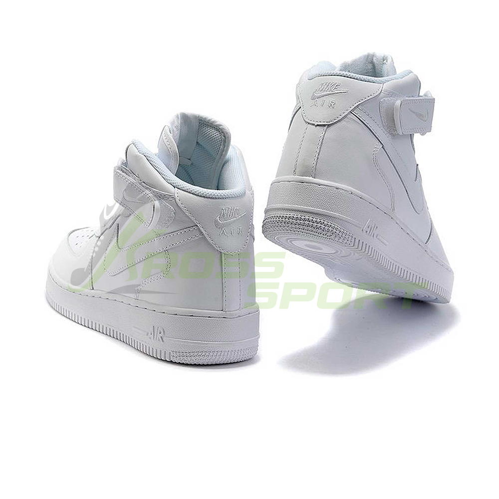  Nike Air Force 1 Mid All White