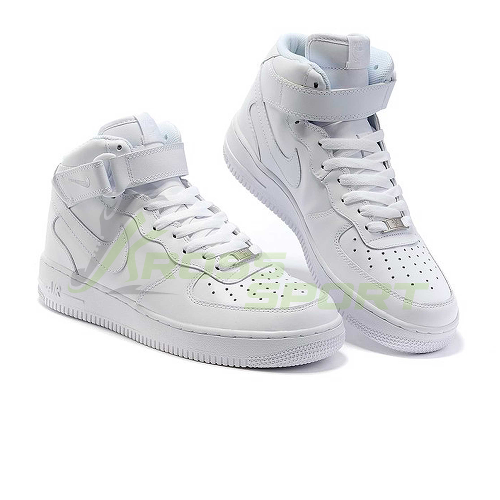  Nike Air Force 1 Mid All White