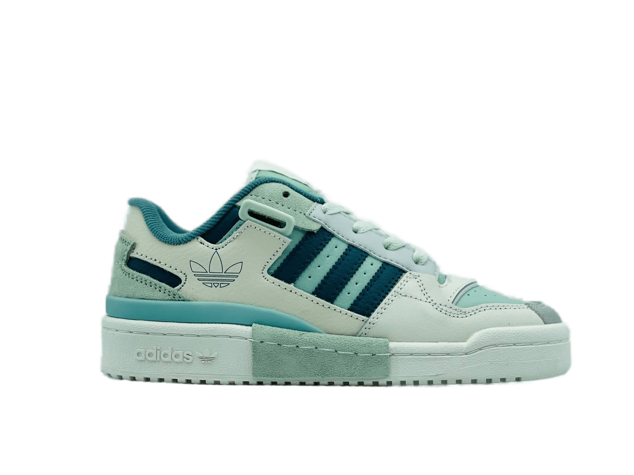 BAD BUNNY X ADIDAS FORUM BUCKLE LOW Olive/Grey