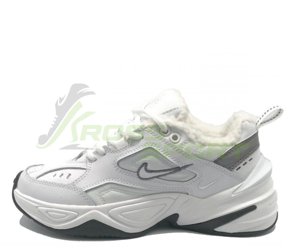  Nike M2k Tekno с мехом White/Black
