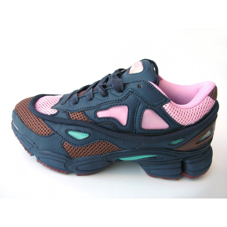 Adidas Raf Simons, синий, розовый, нейлон, кожа, женские